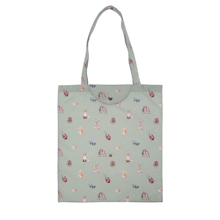 Wrendale Designs Foldable Shopping Bag - Woodlanders